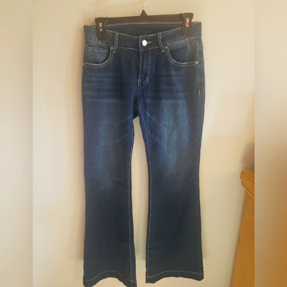 FLAMINGO Jeans Flare Leg Stretch Size S